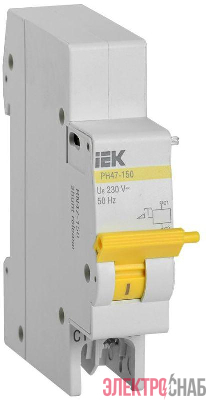 Расцепитель независимый РН47-150 на DIN-рейку для ВА47-150 IEK MVA50D-RN