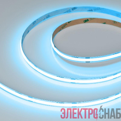 Лента светодиодная COB-X480-8mm 24V Sky Blue 8Вт/м IP20 (уп.5м) Arlight 047740