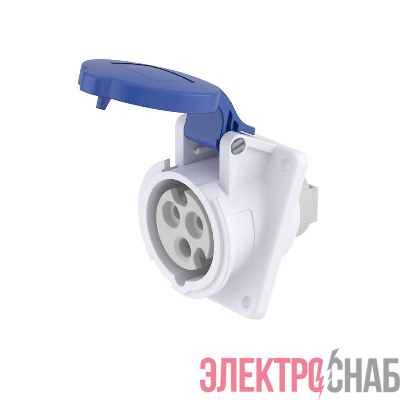 Розетка скрыт. уст. 32А 230В 2P+E с наклоном IP44 DKC DIS4133263