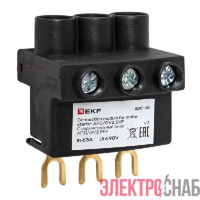 Блок соединительный блок АПД/GV2 EKF apd-cb