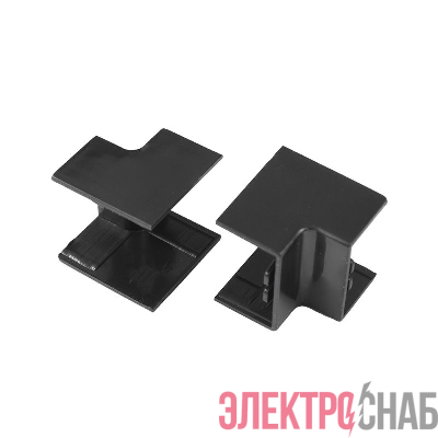 Угол внутренний 15х10 черн. (уп.4шт) Промрукав PR08.12891
