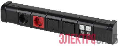 Кабель-канал 74х55 L2000 Арктика черн. Ruvinil РКК-74х55-Ч