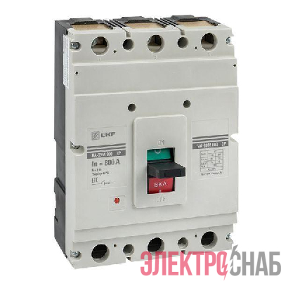 Выключатель автоматический 3п 800/800А 5In 50кА ВА-99М PROxima EKF mccb99-3P5In800-800m
