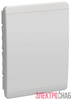 Корпус ЩРВ-П-54 TEKFOR IP41 бел. дверь пластик. IEK TF5-KP13-V-54-41-K01-K01