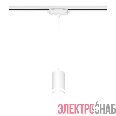 Светильник трековый подвес ARTLINE 55х55х100мм GU10 230В алюм./пластик. 2.6кв.м бел. Ritter 59929 0