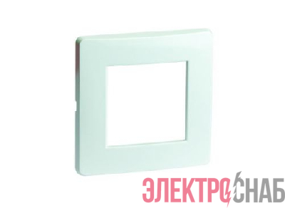 Рамка 1-м 2мод. Brava бел. RAL9010 DKC 75010W