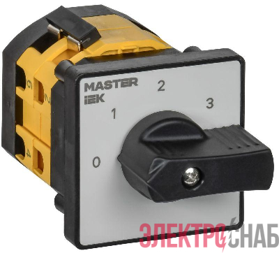 Переключатель кулачковый 10А (сх. 108) стандартная рукоятка IEK MI-CS10-010-108