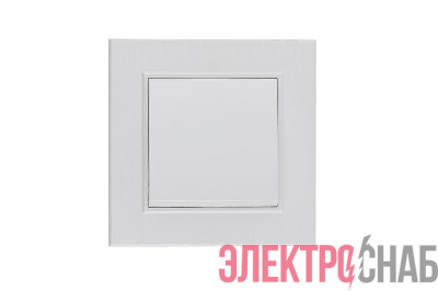 Выключатель 1-клав. Karea LINE STAR жемчуж. Makel 86100001