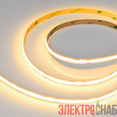 Лента светодиодная COB-X480-8mm 24V Gold 8Вт/м IP20 (уп.5м) Arlight 047746