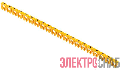 Маркер открытого типа KE 4-6кв.мм символ &quot;4&quot; (уп.500шт) IEK UMK-KE3-4