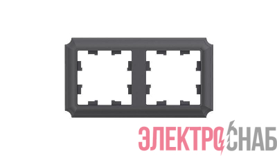 Рамка 2-м AtlasDesign Antique универс. базальт SE ATN101402