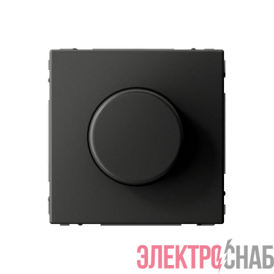 Светорегулятор поворотно-нажимной (диммер) ArtGallery LED RC 400Вт механизм базальт SE GAL001423
