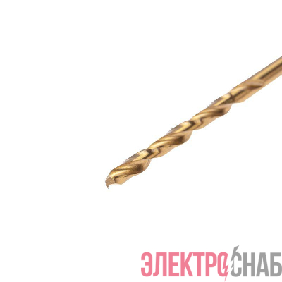 Сверло по металлу 3мм Р6М5 ТИТАН шестигранный хвостовик DIN 338 Kranz KR-91-5502