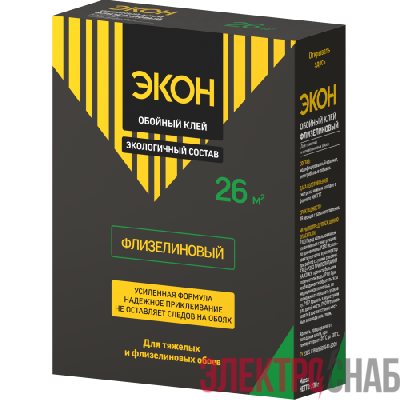 Клей обойный ЭКОН Флизелиновый 200г Момент Б0023059