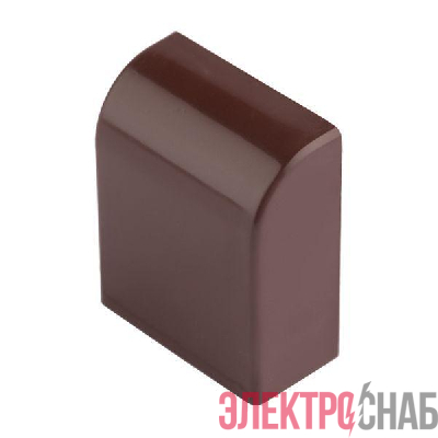 Заглушка 25х16 под темн. дерево Plast PROxima (уп.4шт) EKF ecd-25-16x4