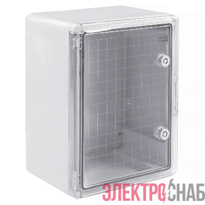 Корпус ударопрочный ЩМПп 400х300х220 IK10 IP65 прозр. дверь АБС пластик PRIZMA TOKOV ELECTRIC TKE-PZ-CPB04-IK10-IP65