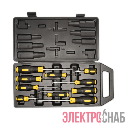 Набор отверток кейс (10 предметов) (09904) SHTOK 376359