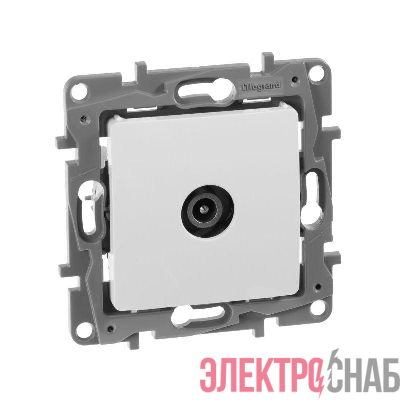 Розетка телевизионная проходная TV СП Etika 14дБ 5-862МГц механизм бел. IEK 672263