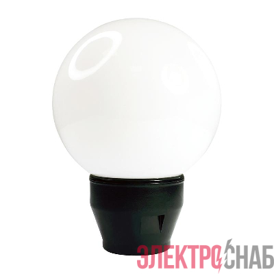 Светильник НТУ 06-40-01 "Шар" 160 Г 40Вт IP55 опал ПММА /корпус черный Элетех 1030480082