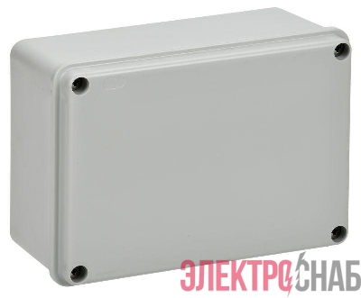 Коробка распаячная ОП 150х110х85 IP55 КМ41262 сер. IEK UKO11-150-110-085-K41-55S