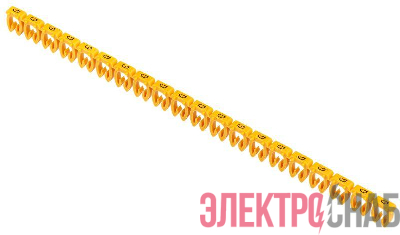Маркер открытого типа KE 4-6кв.мм символ "F" (уп.200шт) IEK UMK-KE3-F