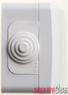 Переключатель проходной 1-кл. ОП Этюд 10А IP44 10AX сер. SE BA10-046C