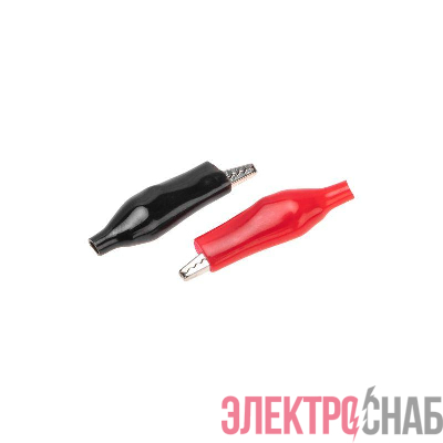 Зажим "крокодил" 5А 46мм в изоляторе (уп.2шт) Rexant 16-0002-9