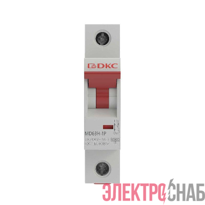 Выключатель автоматический модульный max типа MD63H 10кА 1п C 20А YON MD63H-1PC20