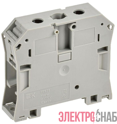 Колодка клеммная CTS 70кв.мм сер. IEK YCT10-00-K03-070