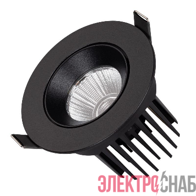 Светильник светодиодный MS-ATOLL-BUILT-TURN-R94-10W Warm3000 (BK 36 deg 230В) IP54 металл Arlight 044618