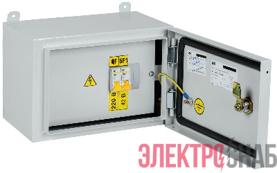 Ящик с понижающим трансформатором ЯТП 0.25 230/42В (2 авт. выкл.) УХЛ2 IP54 IEK MTT12-042-0251-54