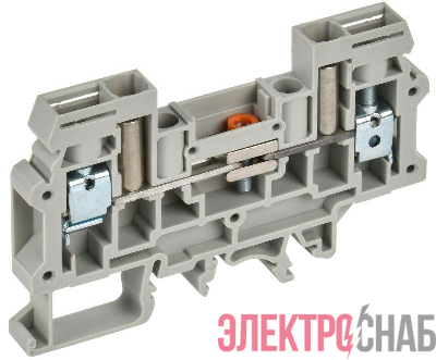 Колодка клеммная CTS-DT измерит. 6кв.мм сер. IEK YCT15-00-K03-006