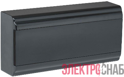 Корпус модульный пластиковый ЩРН-П-18 IP41 навесной PRIME черн. IEK MKP13-N-01-18-41-K02