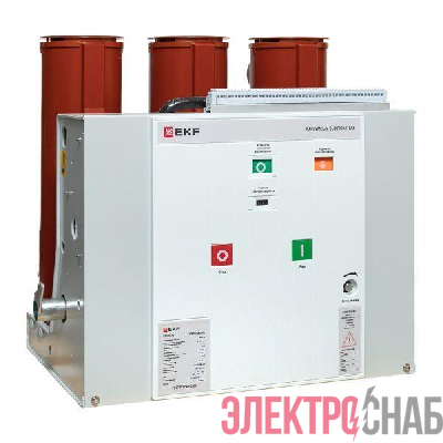 Выключатель вакуумный BB/EKF-10-1600-31.5-210 стац. исполнения с правой и левой блокировкой с 2 ток. катушками откл. 5А опер. ток 220В AC/DC EKF ppt22t2plb21s1631