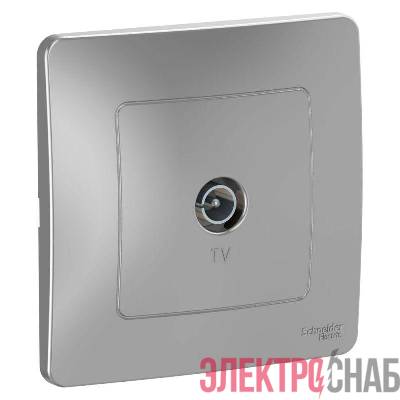 Розетка телевизионная TV 1-м СП Blanca коннектор алюм. SE BLNTS000013