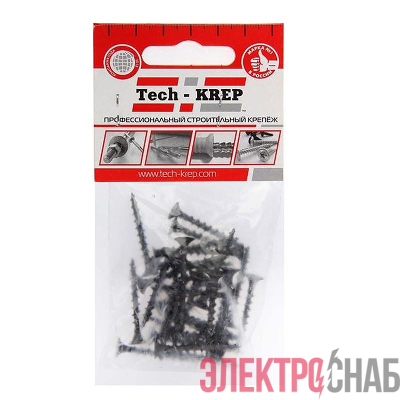 Саморез гипсокартон-дерево 3.8х35 (пакет) (уп.30шт) Tech-Krep/Zitar 113128