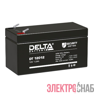 Аккумулятор ОПС 12В 1.2А.ч Delta DT 12012