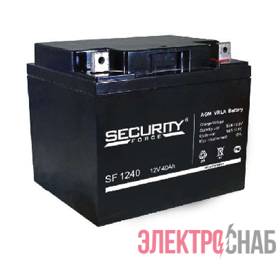 Аккумулятор ОПС 12В 40А.ч SF 1240 Security Force 4614030010011