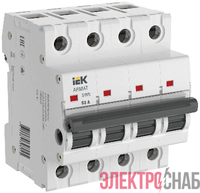 Выключатель-разъединитель SWN 4п 63А ARMAT IEK AR-SWN-4-063