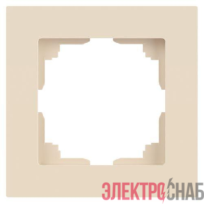 Рамка 1-м СП Accent 6-501-02 сл. кость Intro Б0063736