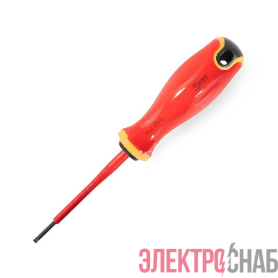 Отвертка диэлектрическая шлицевая 2.5х75 СЛИМ КВТ 103001