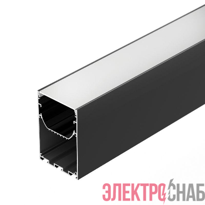 Профиль LINE-S-5075-2500 BLACK L2500 алюм. Arlight 041848