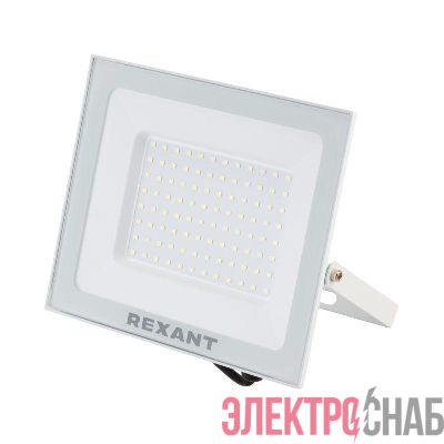 Прожектор СДО 100Вт 8000лм 5000К бел. корпус Rexant 605-027