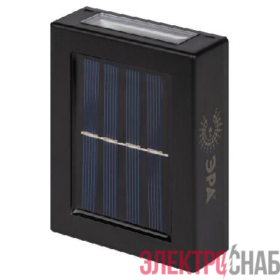 Светильник светодиодный ERAFS024-02 "Практик" 2LED 7х3х10см уличный настенный на солнечн. батарее Эра Б0057592