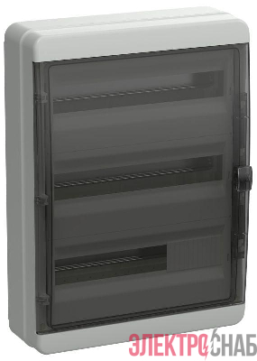 Корпус КМПн-54 TEKFOR IP65 черн. прозр. дверь пластик. IEK TF5-KP72-N-54-65-K03-K02