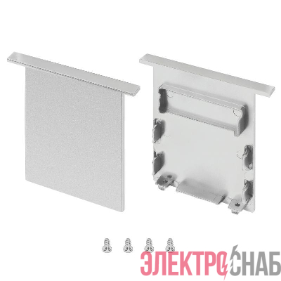 Заглушка SL-LINIA52-3L-F-LOW глухая пластик (комплект) Arlight 044707