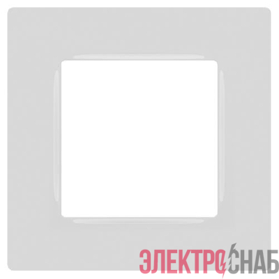 Рамка 1-м для розеток и выключателей серия 12 12-5201-01 Классик бел. Эра Б0067758