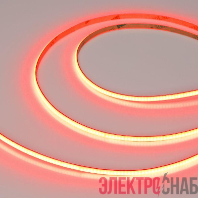 Лента светодиодная COB-X480-4mm 24V Red 4Вт/м IP20 (уп.5м) Arlight 046905