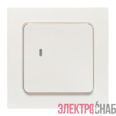 Выключатель 1-кл. Стокгольм Умный беспроводной бел. Zigbee Сonnect EKF RCV-ST1-WS-ZB