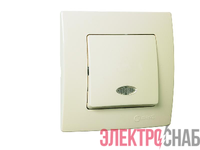 Выключатель 1-кл. Lillium с подсветкой Makel 32010021